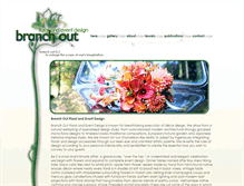 Tablet Screenshot of branchoutflowers.com
